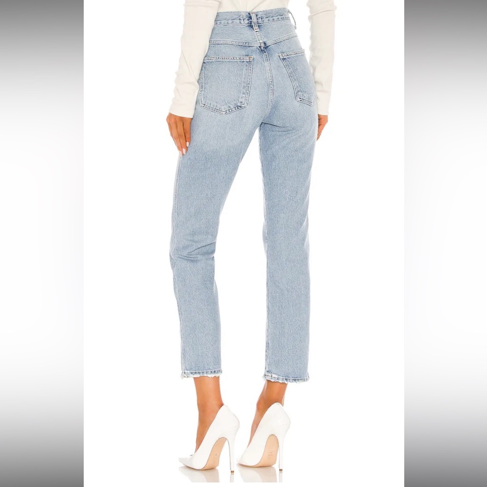 AGOLDE pinch waist high rise kick in riptide Jeans, size 27, worn once